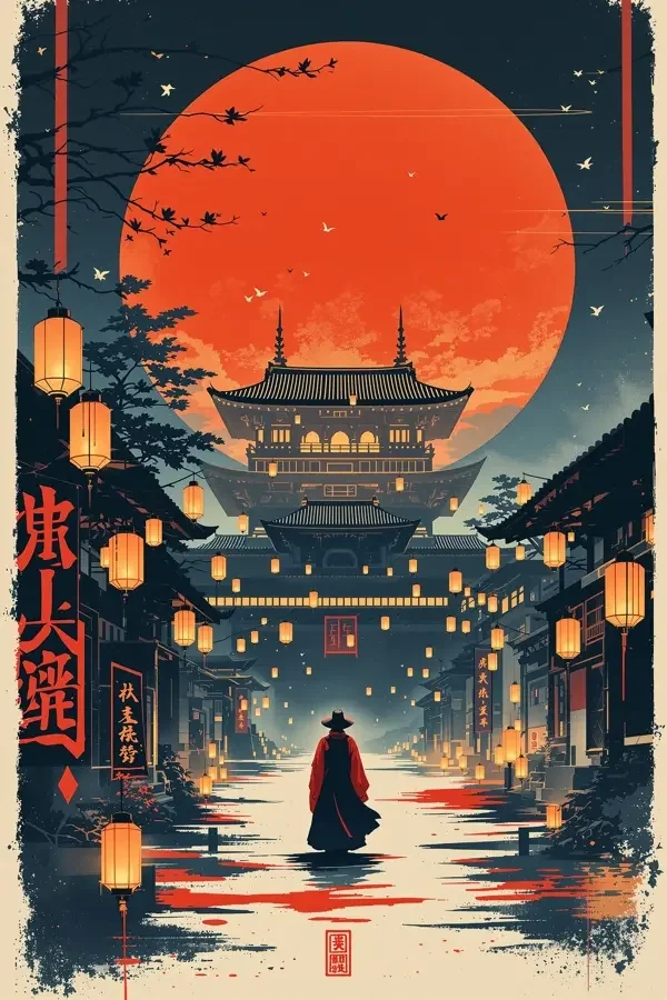 平安京异闻海报 · 日韩电影在线 平安京异闻(平安京異聞)日本奇幻、古装电影海报