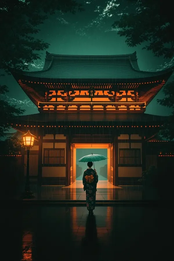 京都雨季海报 · 日韩电影在线 京都雨季(京都の雨季)日本文艺、爱情电影海报